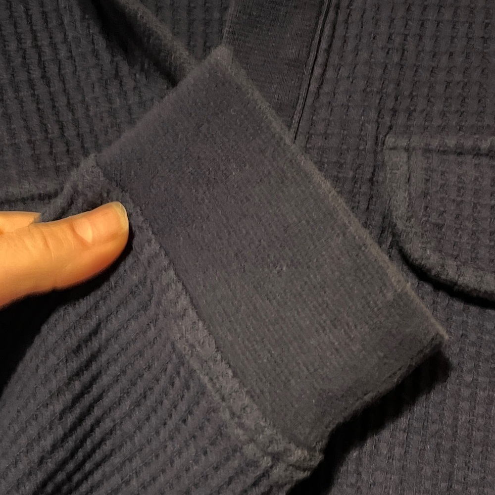 Lands' End Navy Casual Button Down Shirt - Picture 7 of 10
